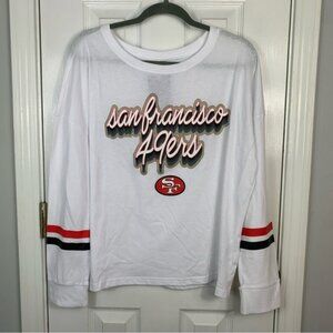 San Francisco 49ers Fanatics Women's Retro Power Long Sleeve T-Shirt Size L